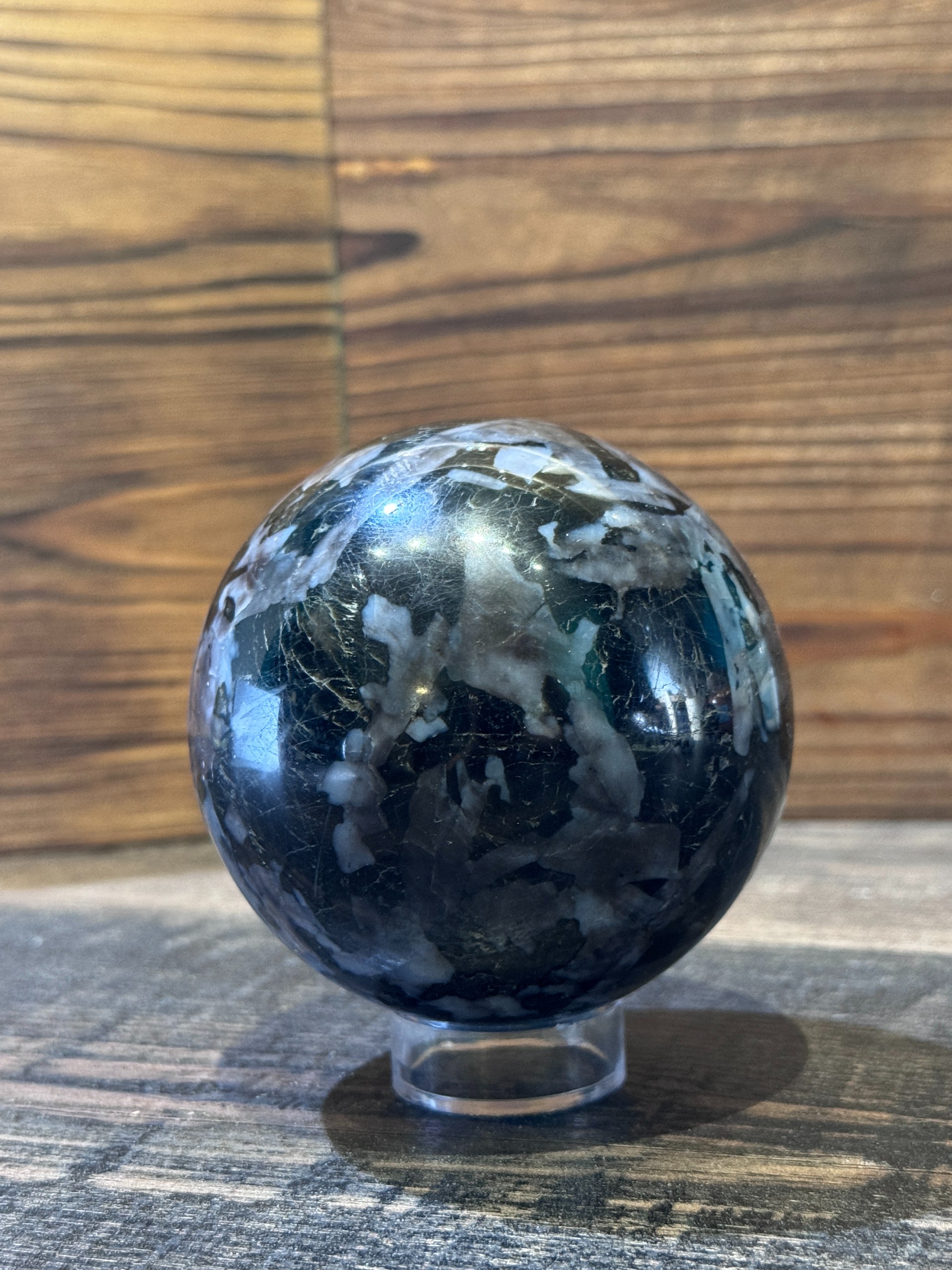 Indigo Gabbro (Mystic Merlinite) Sphere