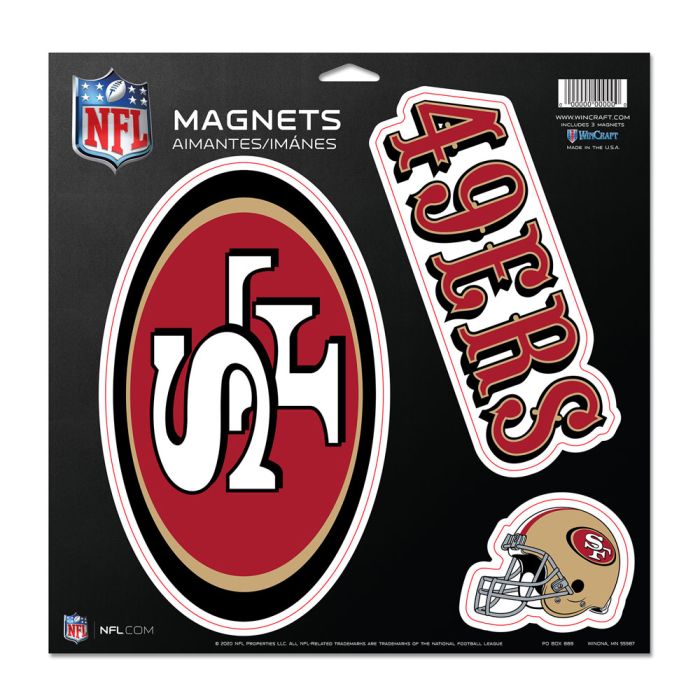 San Francisco 49ers Magnets 3pack