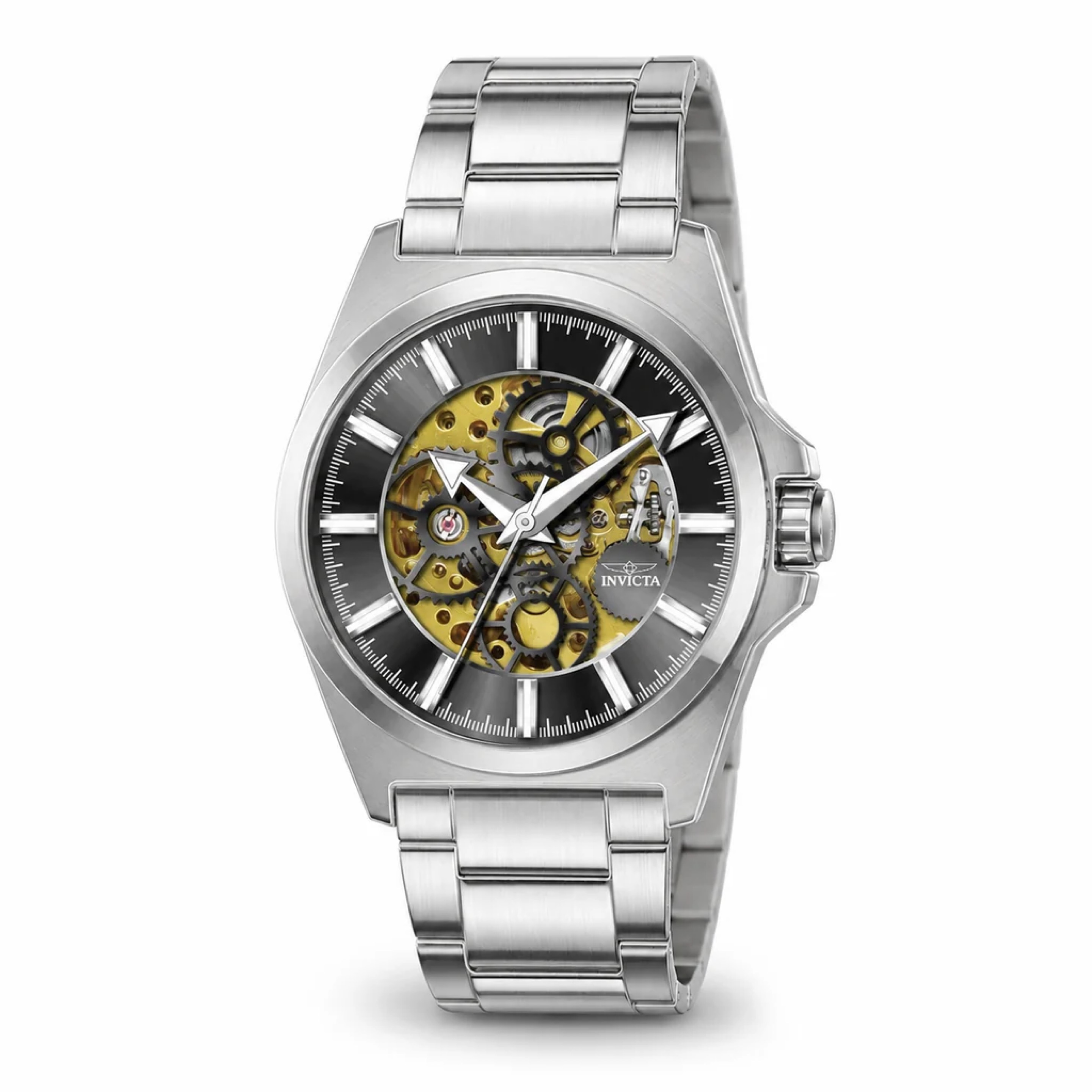 Invicta Objet D Art Mechanical Men's Watch w/ Skeleton Dial - 44mm W/ Impact Case 