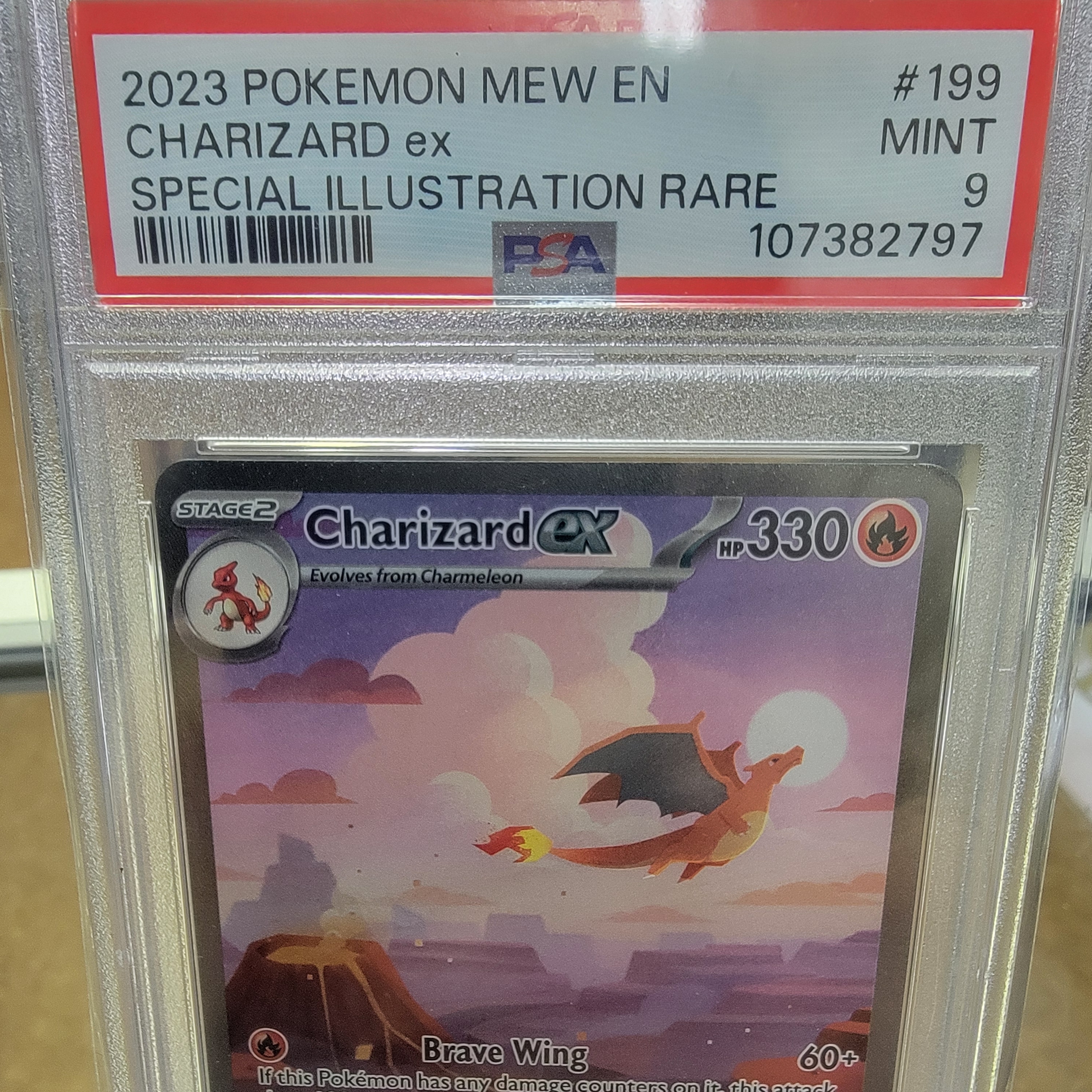 Psa 9 Charizard SIR Graded Card
