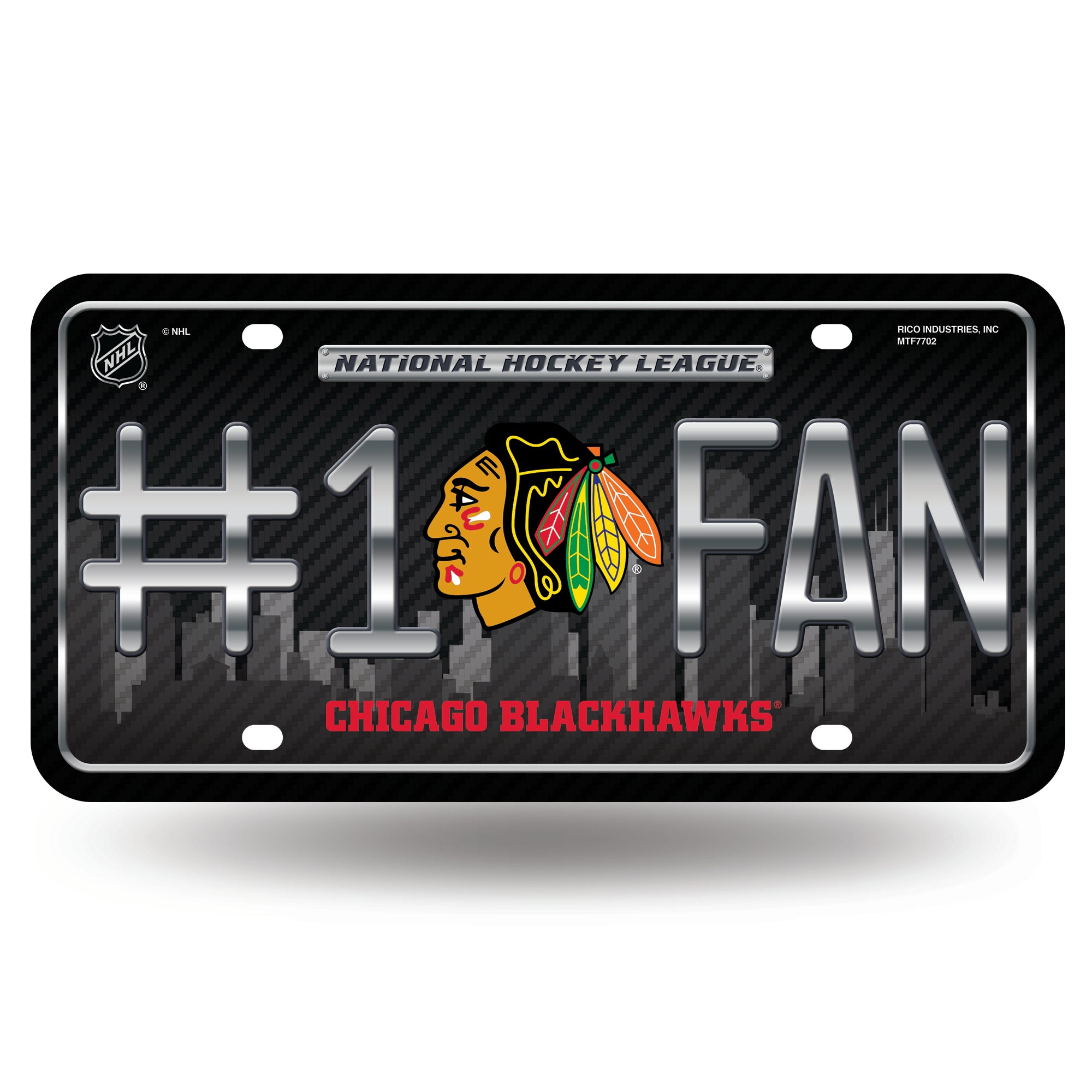 Chicago Blackhawks #1 Fan License Plate