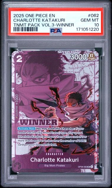 2025 ONE PIECE TOURNAMENT PACK VOL.3 #062 CHARLOTTE KATAKURI TNMT PACK VOL.3-WINNER