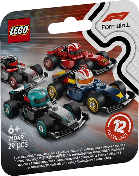 71049-1 F1 Collectible Race Cars (Complete Random Set of 1 Race Car)