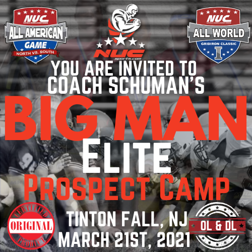 Coach Schuman's Big Man Elite Camp & Prospect Showdown, March 21st, 2021 Tinton Falls, NJ