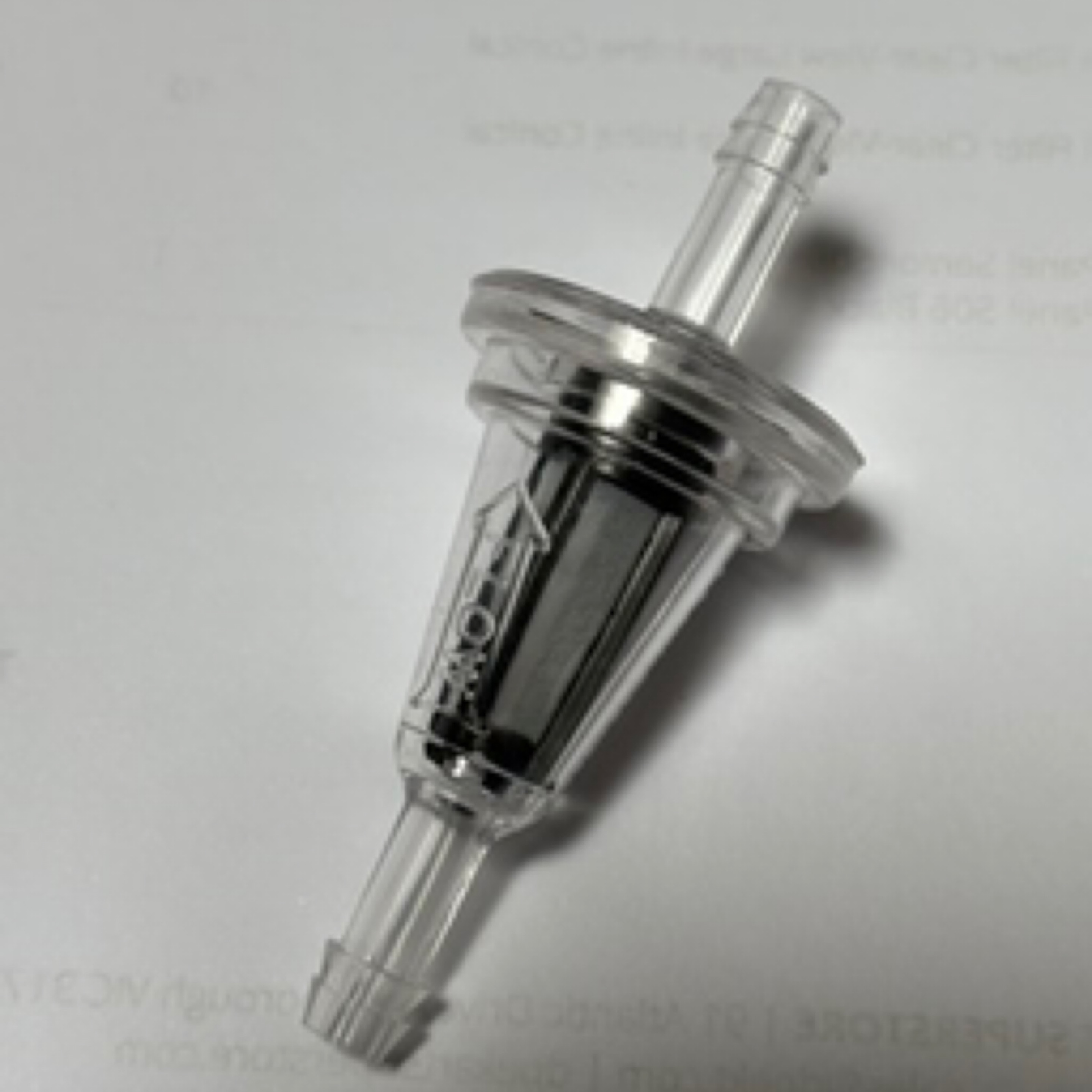 Fuel Filter Clear-View Large Inline Conical Type