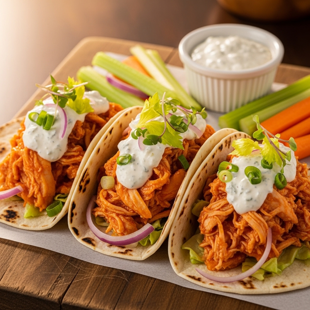 3 - Buffalo Chix Tacos