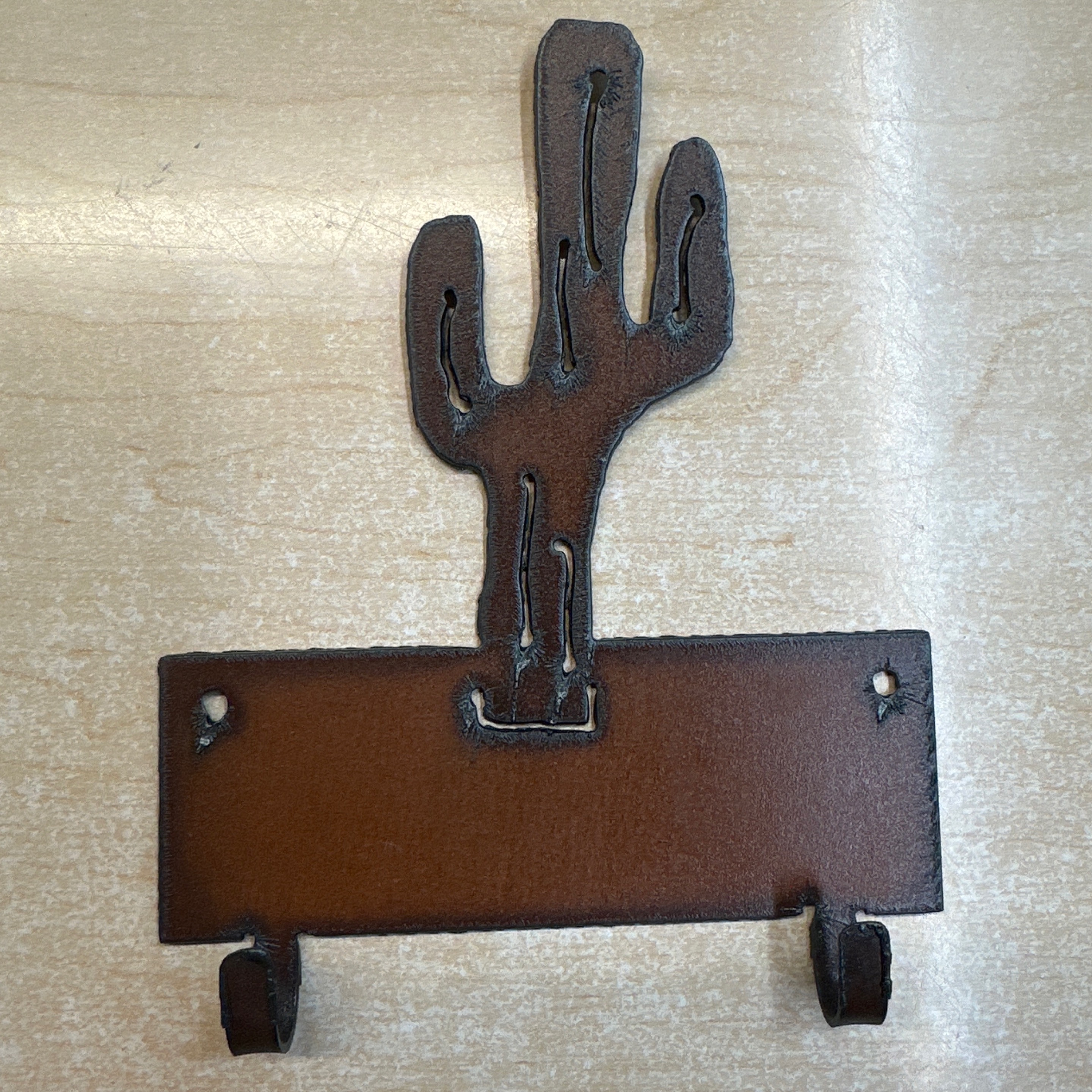 Metal Key Hook Saguaro