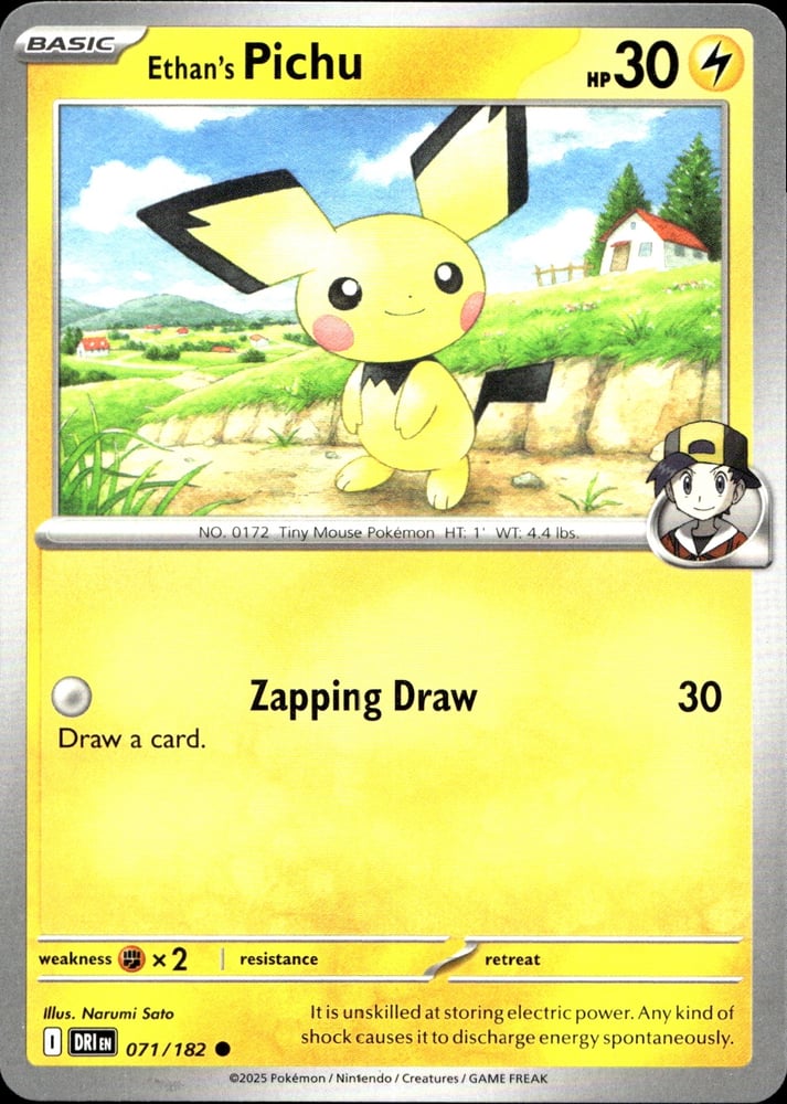 Ethan's Pichu - SV10 71/182