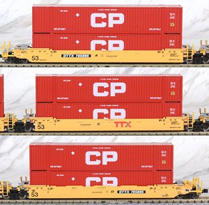 Gunderson MAXI-IV Double Stack Car 3 Pk N scale