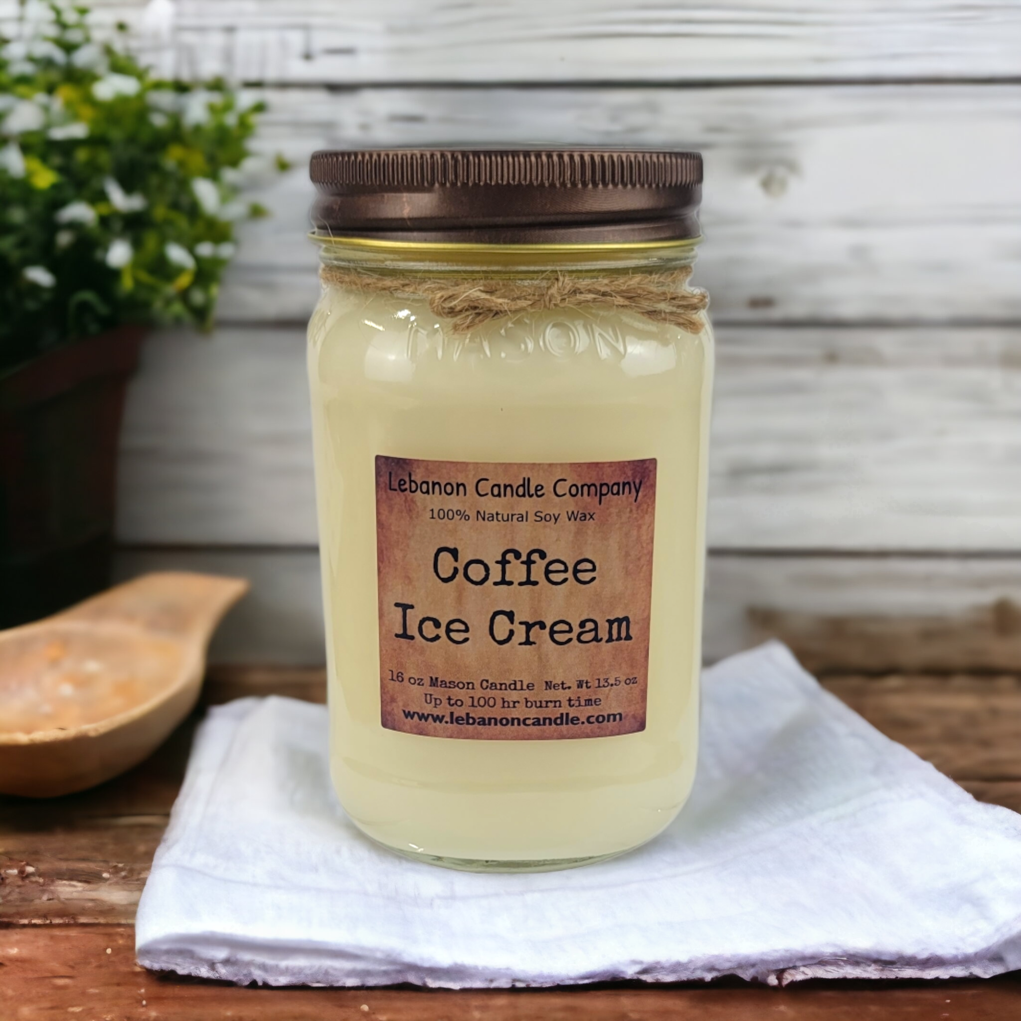 Coffee Ice Cream: Candle