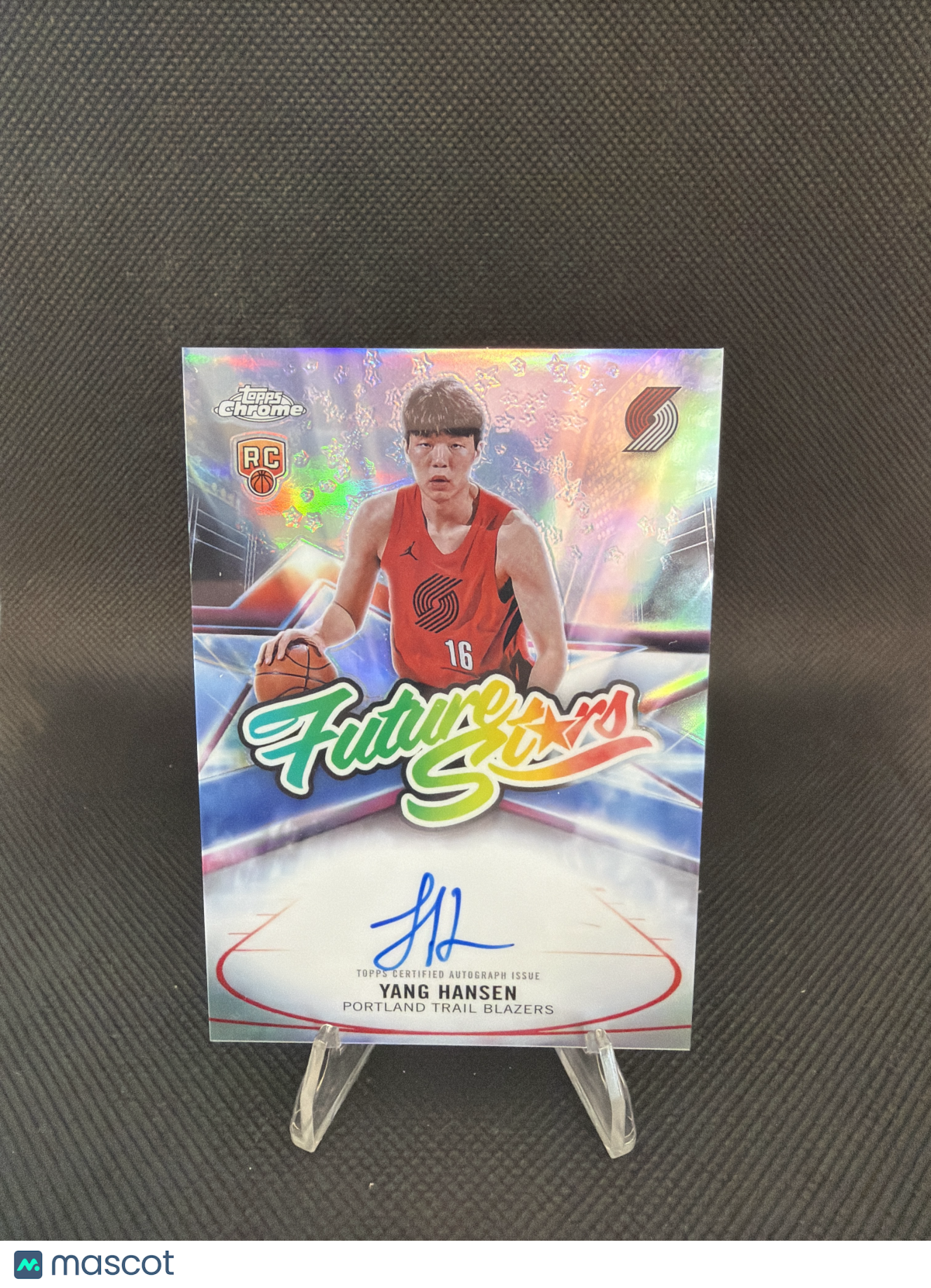 2025 Topps Chrome Future Stars Yang Hansen Refractor RC