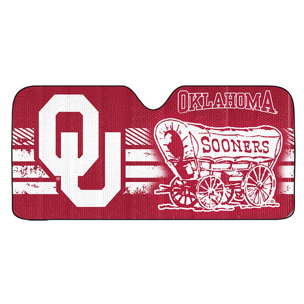 Oklahoma Sooners Auto Sun Shade