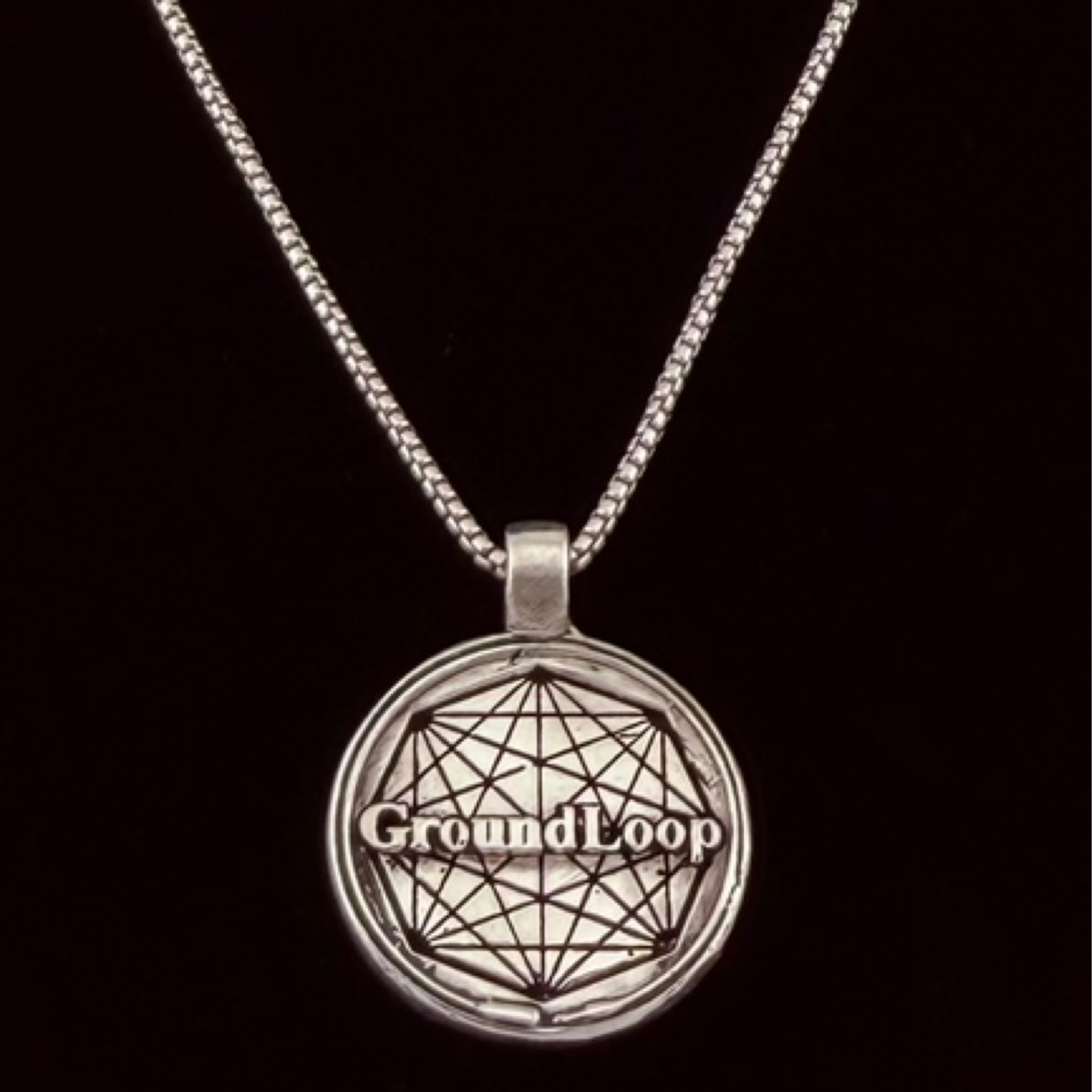 GroundLoop Sacred Geometry Pendant – Sterling Silver