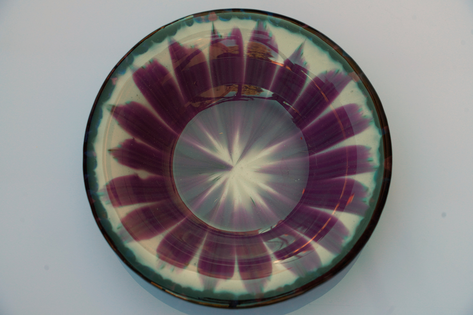 Plum Starburst Bowl