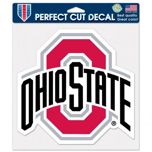 Ohio State Buckeyes Perfect Cut Decal 8x8"