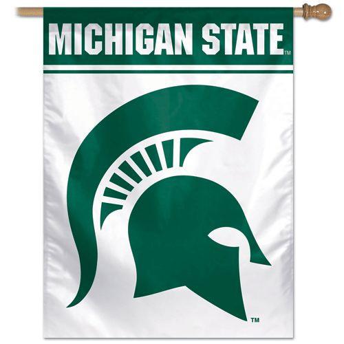 Michigan State Spartans Vertical House Flag 28x40"