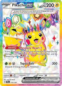 Pikachu ex - 219/191 Ultra Rare