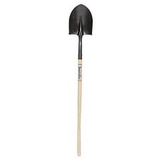 Seymour S200 Round Point Shovel, 48" Wood