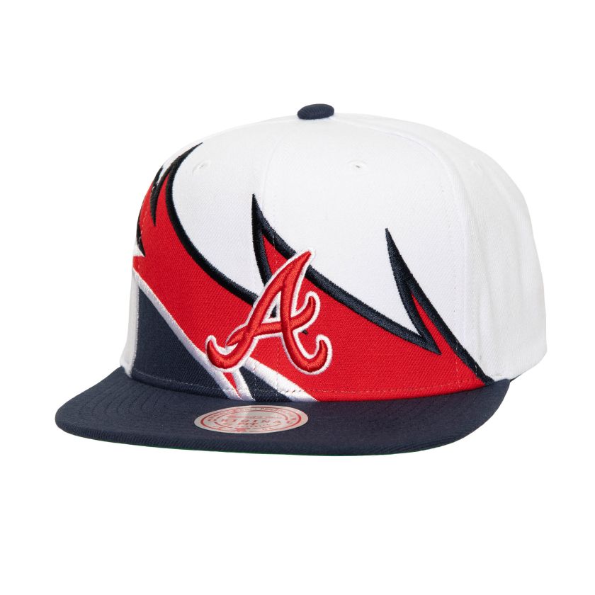 Atlanta Braves Mitchell and Ness Waverunner Snapback Hat