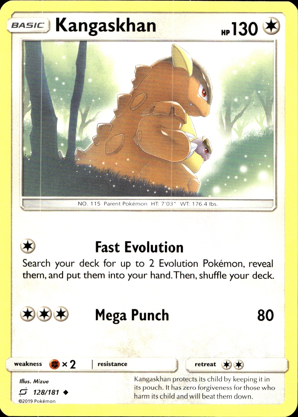Kangaskhan - SM9 128