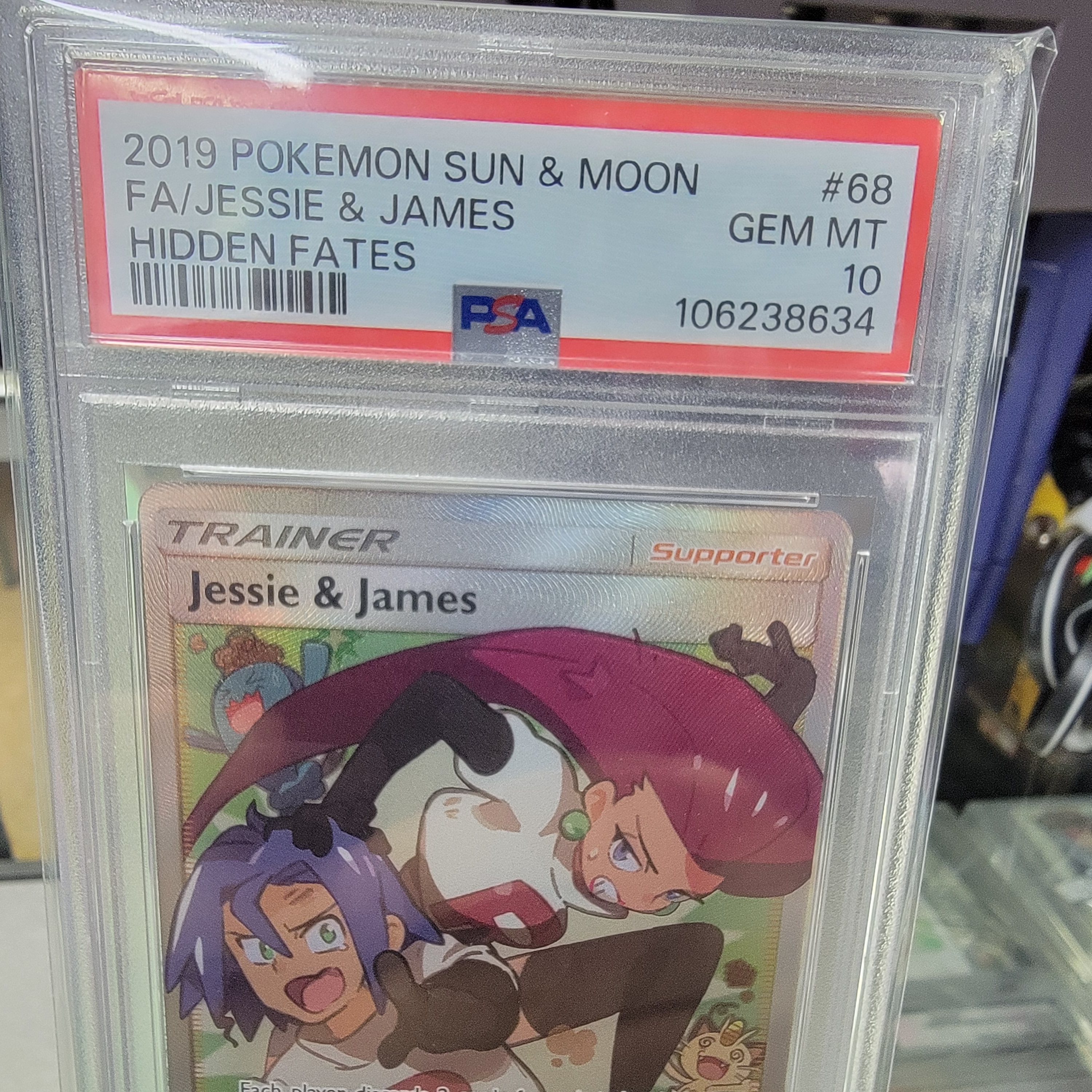 Psa 10 Jessie & James FA Graded Card