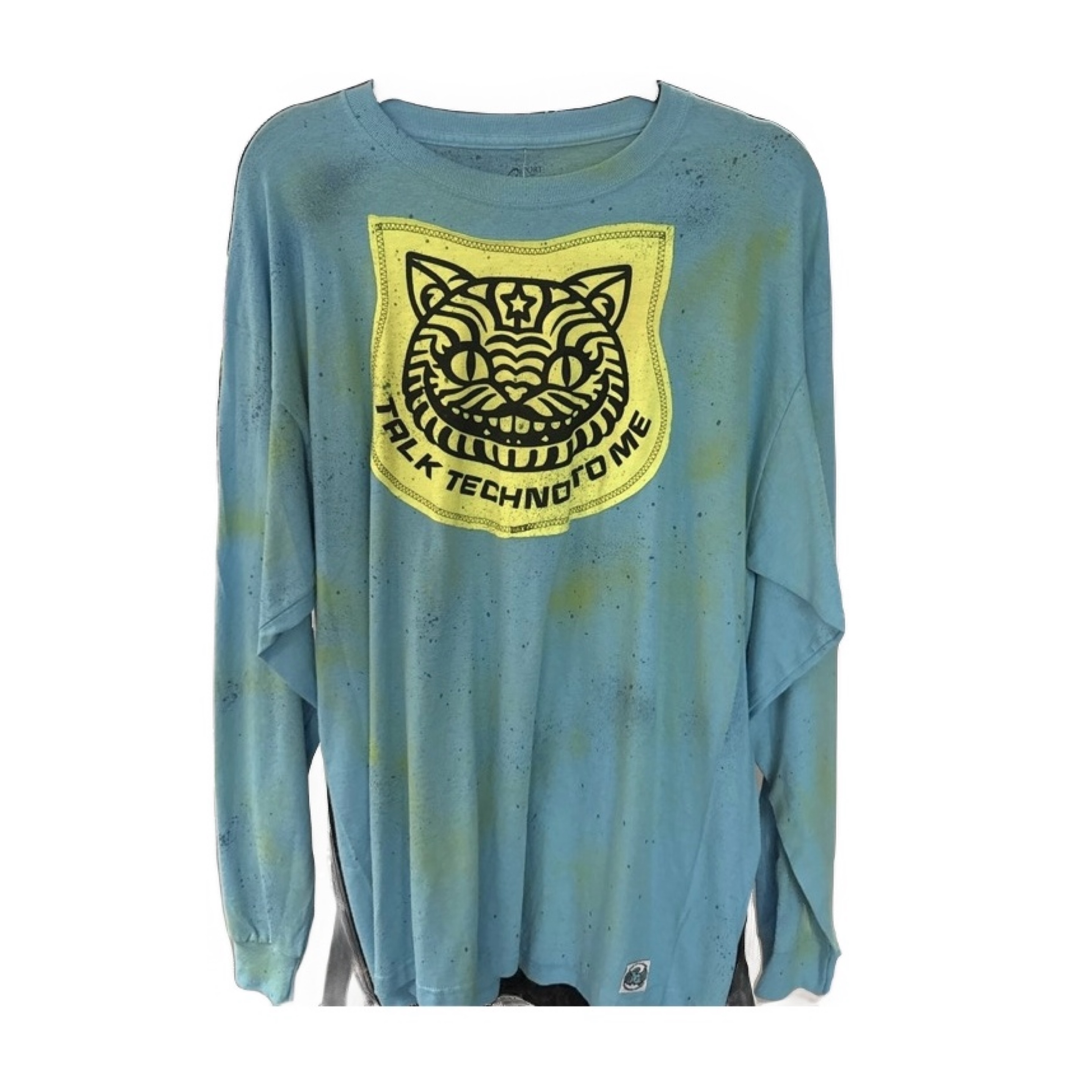 Techno Cat Yellow Blue Ascension Society