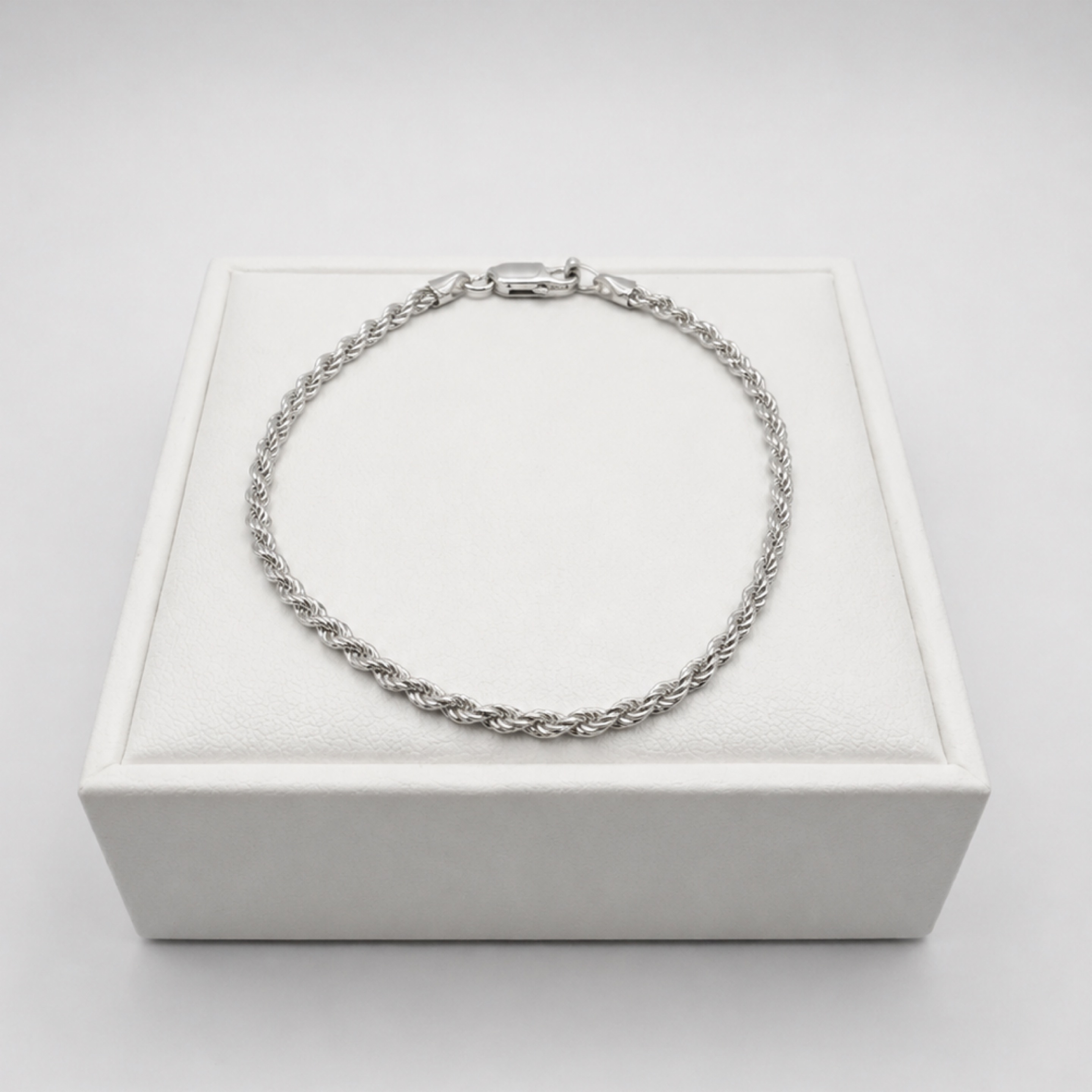 7” Rope Bracelet Silver(925)