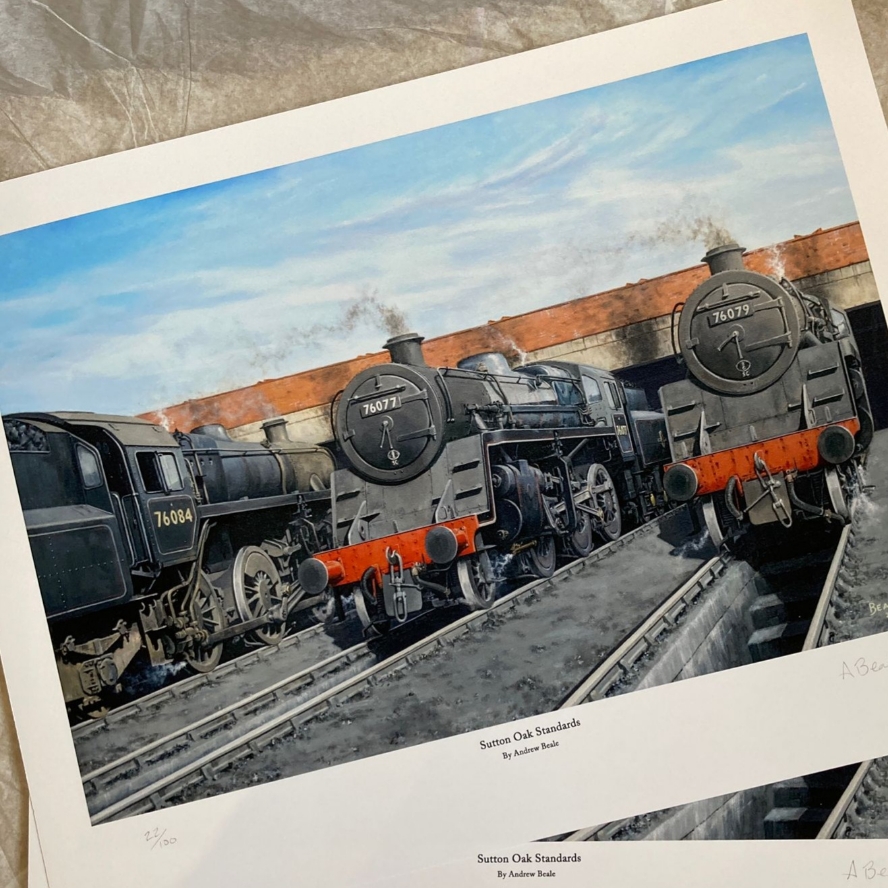 Andy Beale Signed Sutton Oak Standards A3 Giclee Print