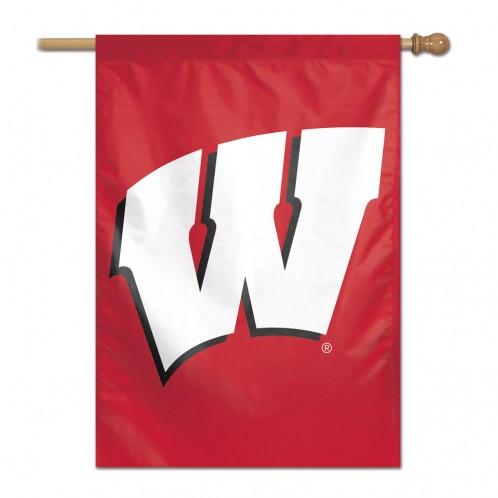 Wisconsin Badgers Vertical House Flag 28x40"
