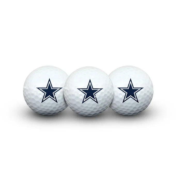 Dallas Cowboys Golf Balls 3 Pack