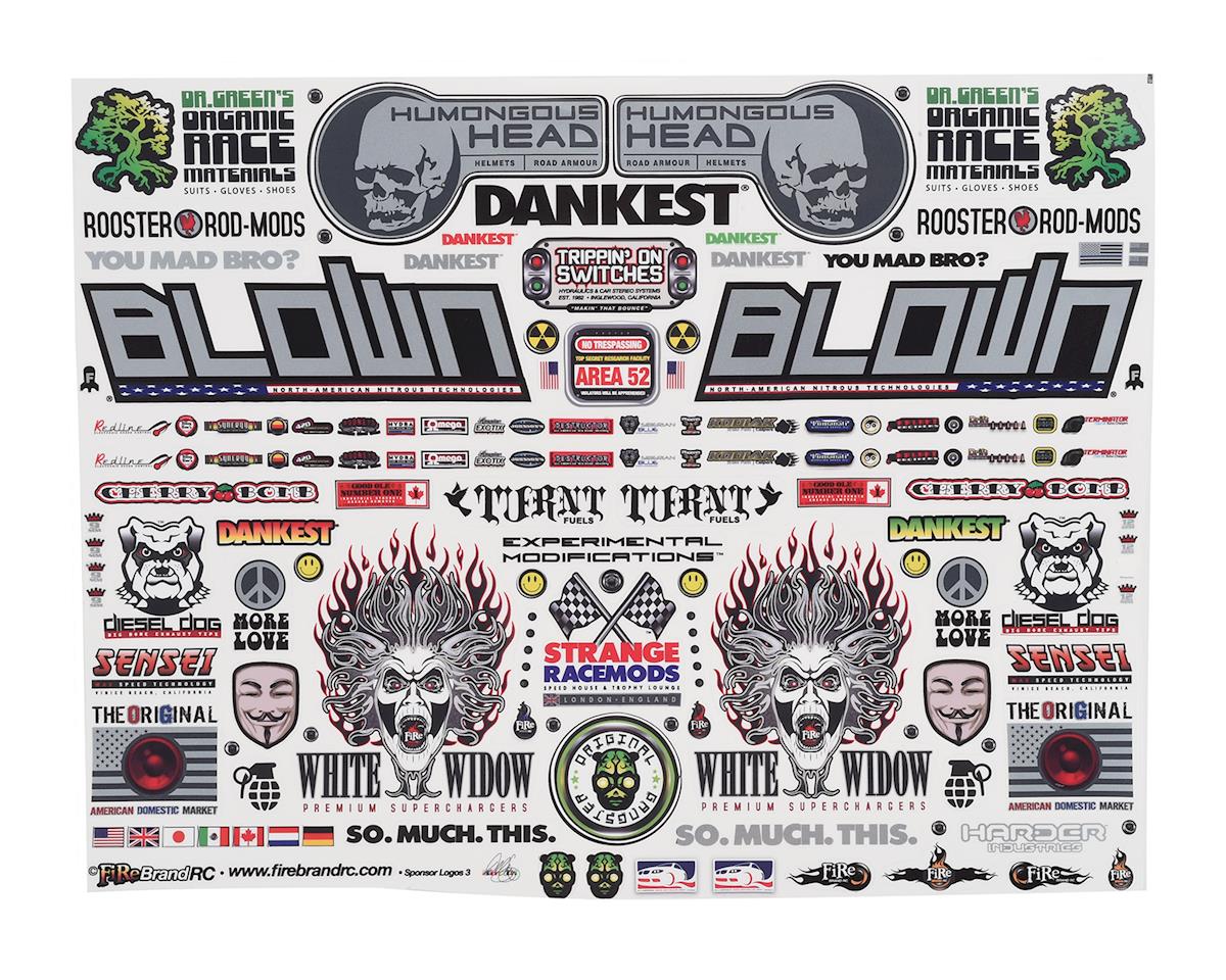 Sponsor Logo 3 Decal Set
