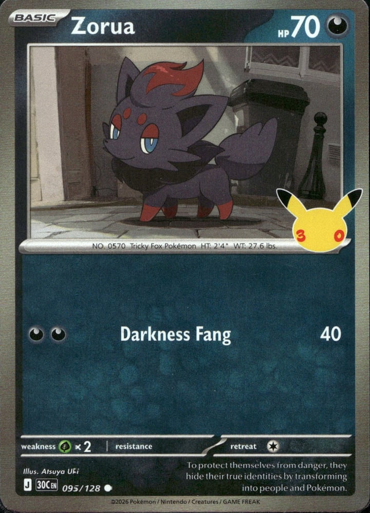 Zorua - 30TH 95/128