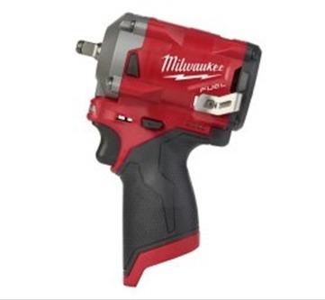 Milwaukee Tool M12 FUEL 12V Lithium-Ion Brushless Cordless Stubby 3/8-inch Impact Wrench (Tool Only)