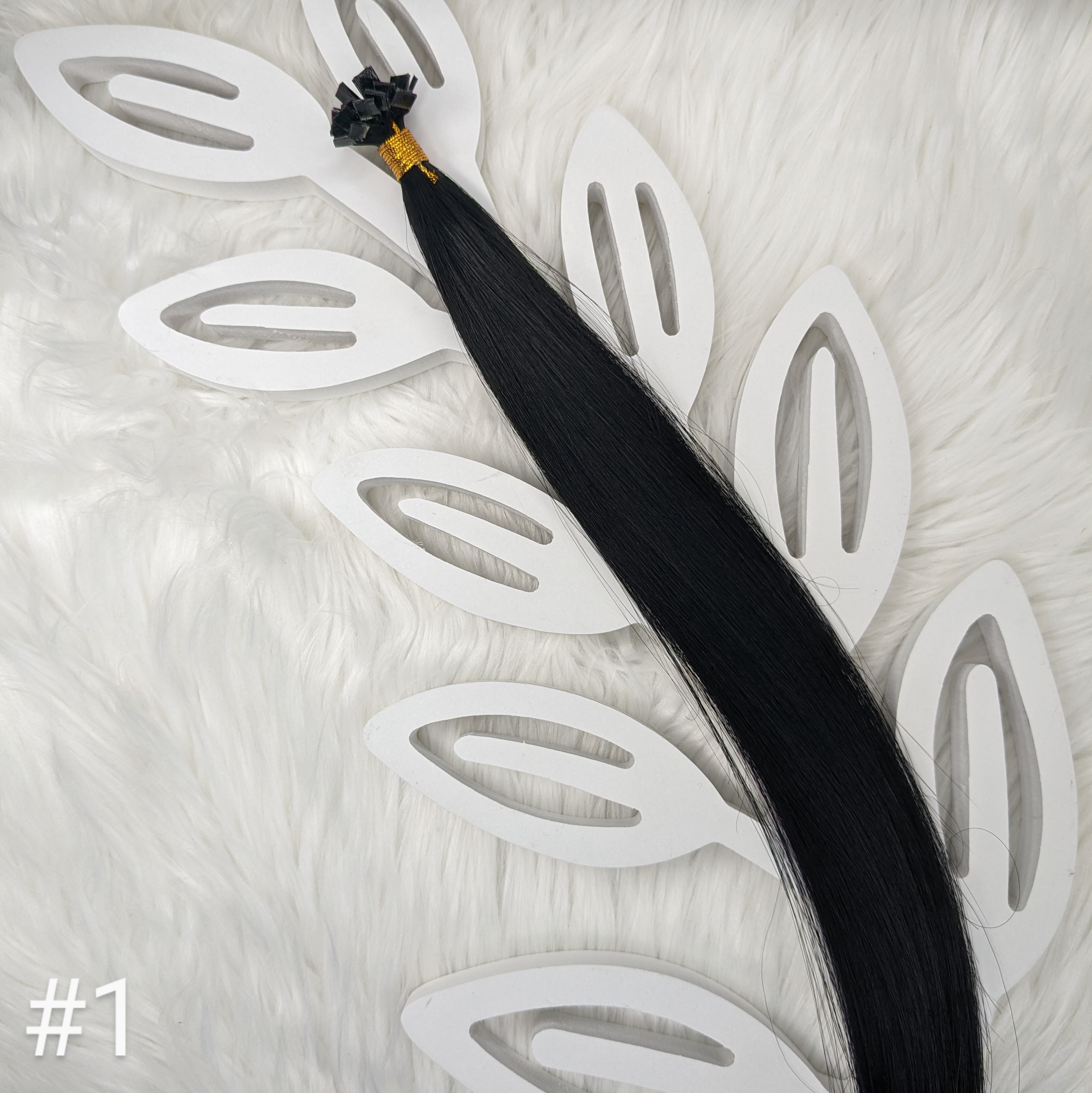 20" Russian Remy K-Tip Hair Extensions – Free Color Match - Same-Day Install Las Vegas