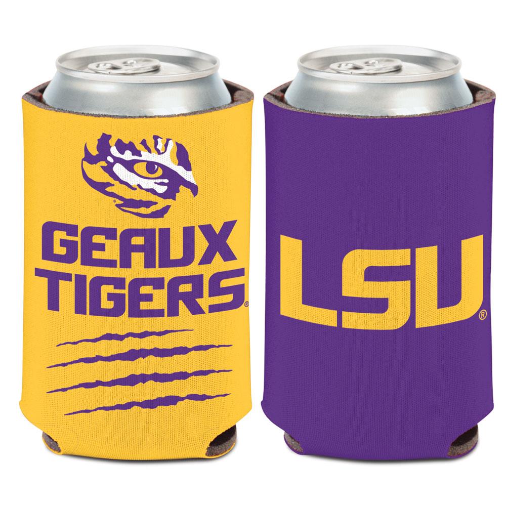 LSU Tigers Can Cooler Slogan Design