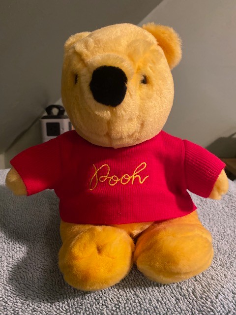 Vintage Sears GUND Walt Disney Company Winnie The Pooh Red Sweater Plush