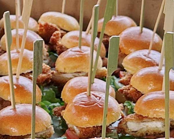 Asian Slider Platter - Chicken Schnitzel