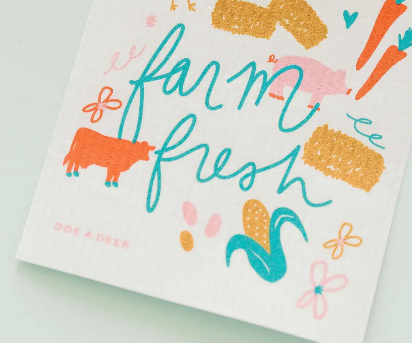 Farm Fresh Swedish Dishcloth