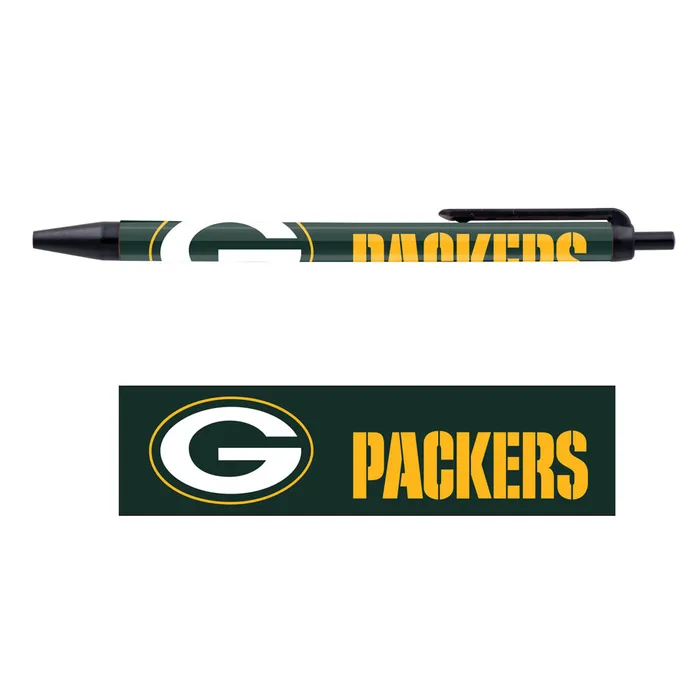 Green Bay Packers Click Pens 5pk