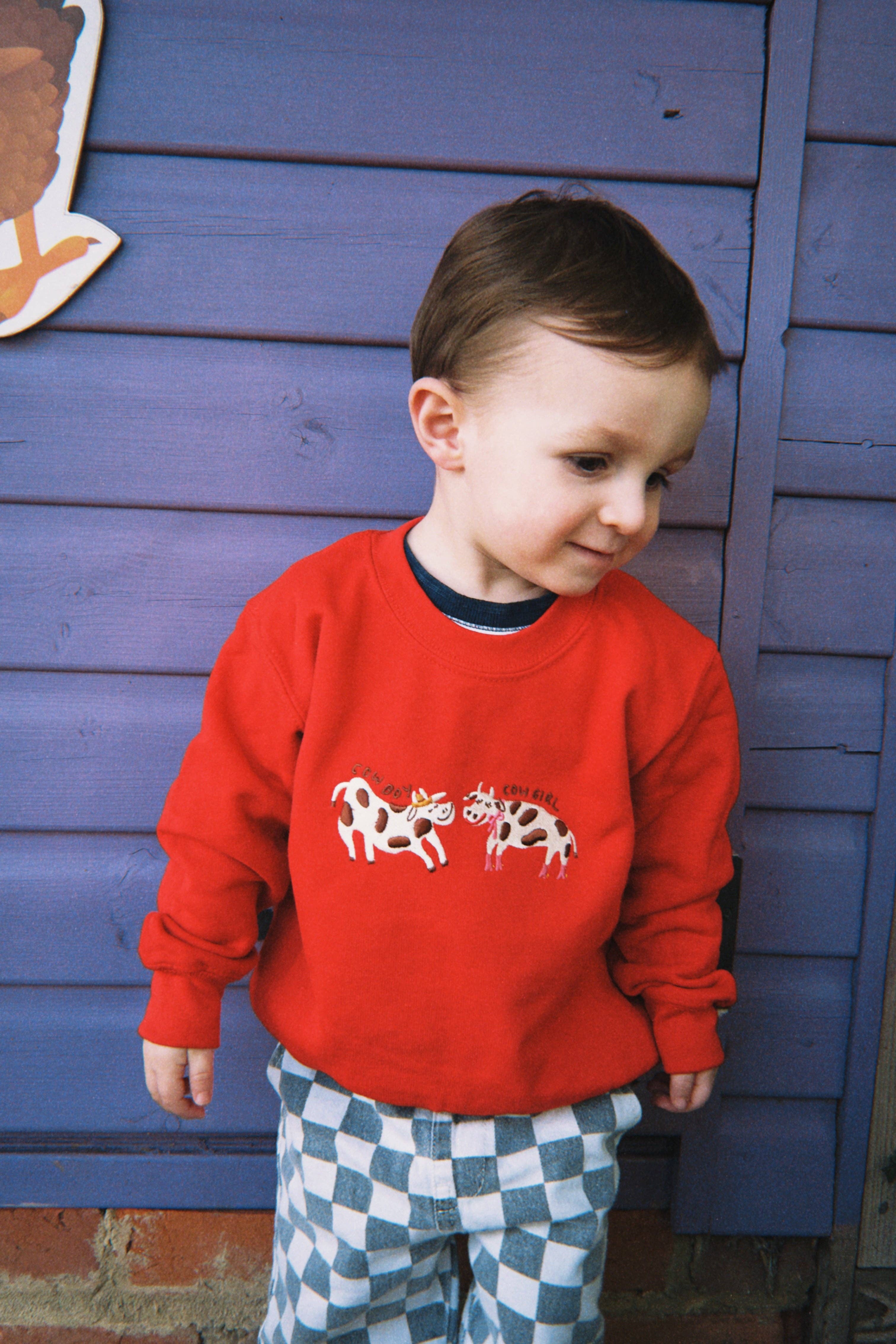 KIDS - Cowboy & Cowgirl Oversized Sweatshirt