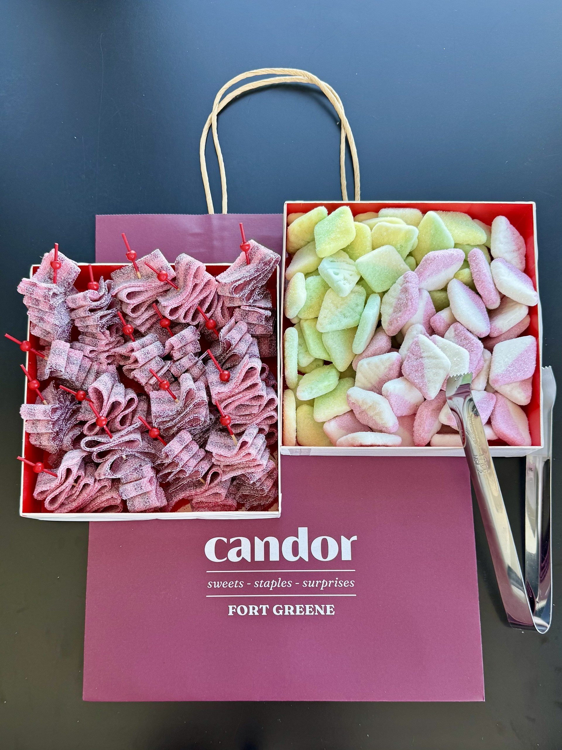 To-Go Bento Box, Red Lacquer, 1LB Candy