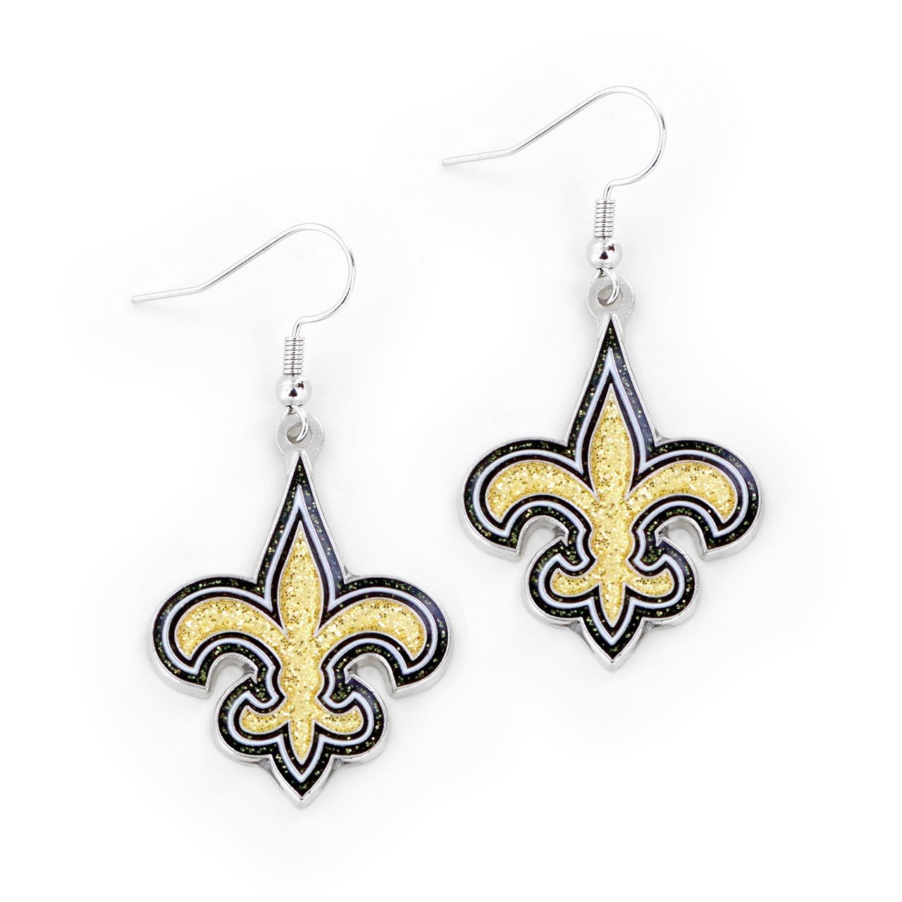 New Orleans Saints Glitter Dazzle Earrings