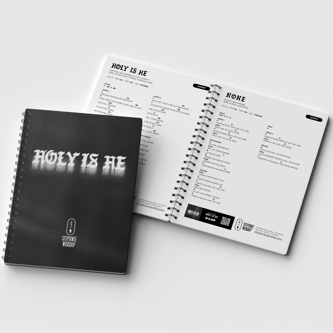 Holy Is He Printed Music Book