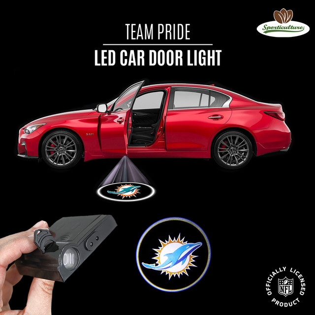 Miami Dolphins LED Car Door Light Projector