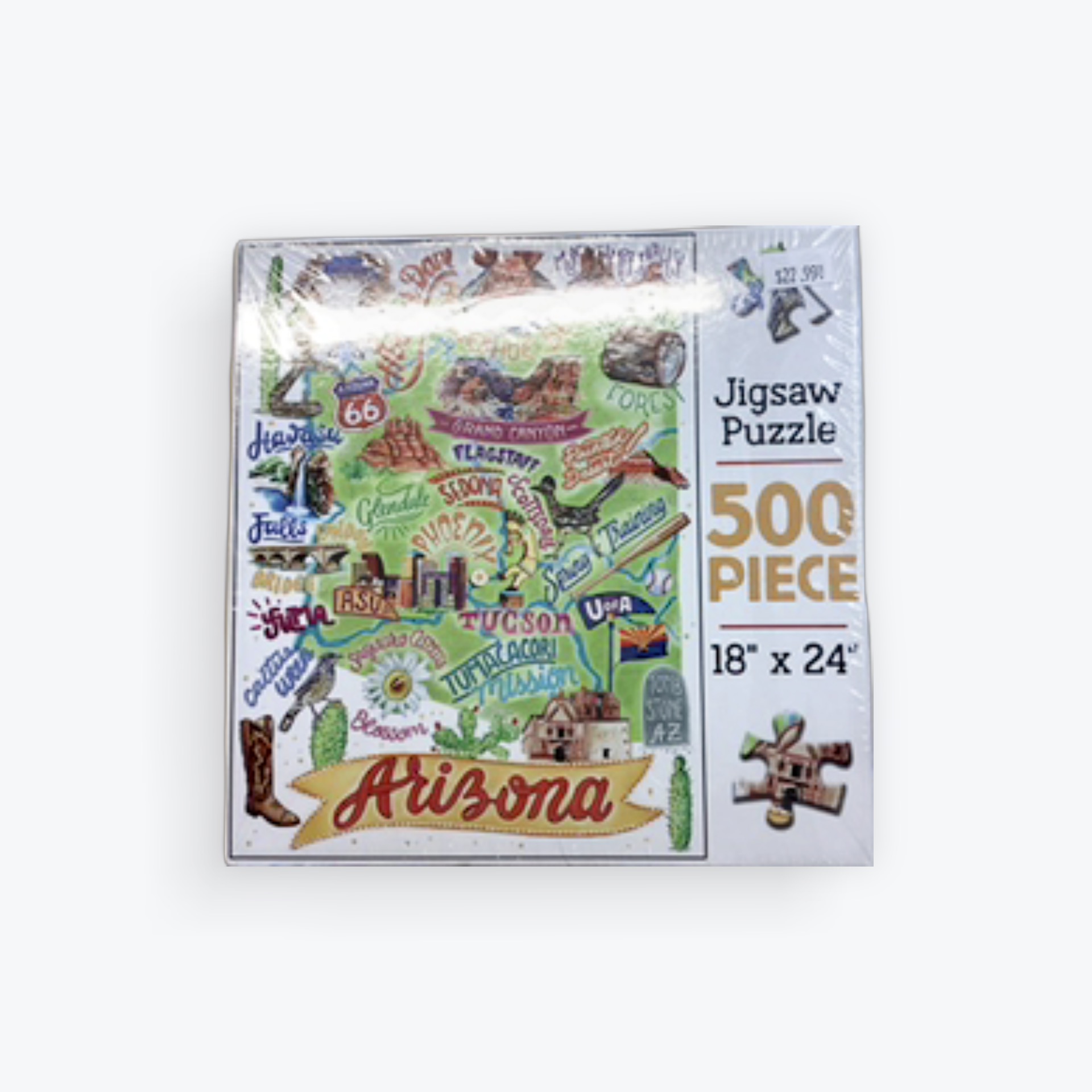 Arizona Map 1000pc Puzzle