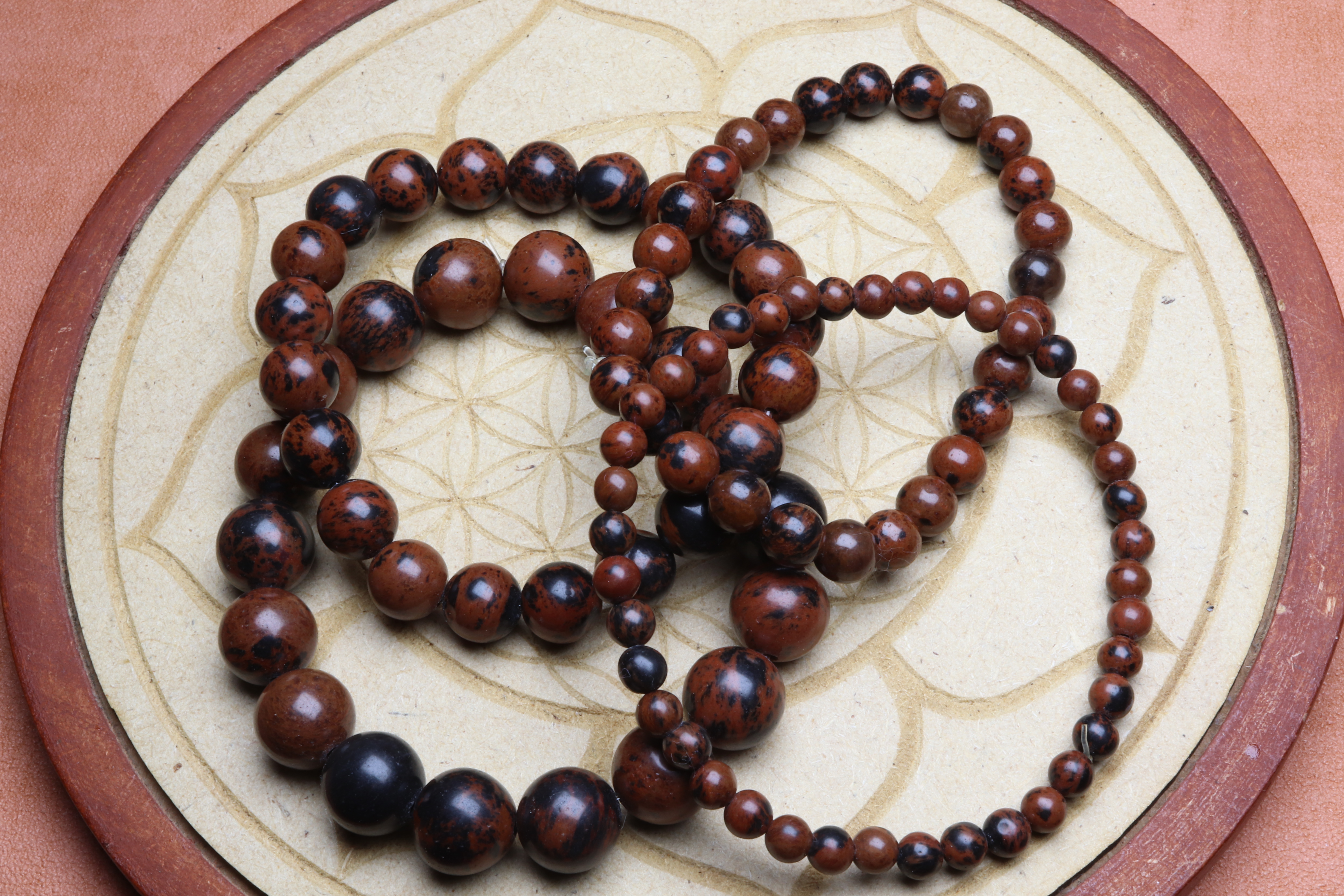 Bracelet Obsidienne Acajou (1) — stock Valence