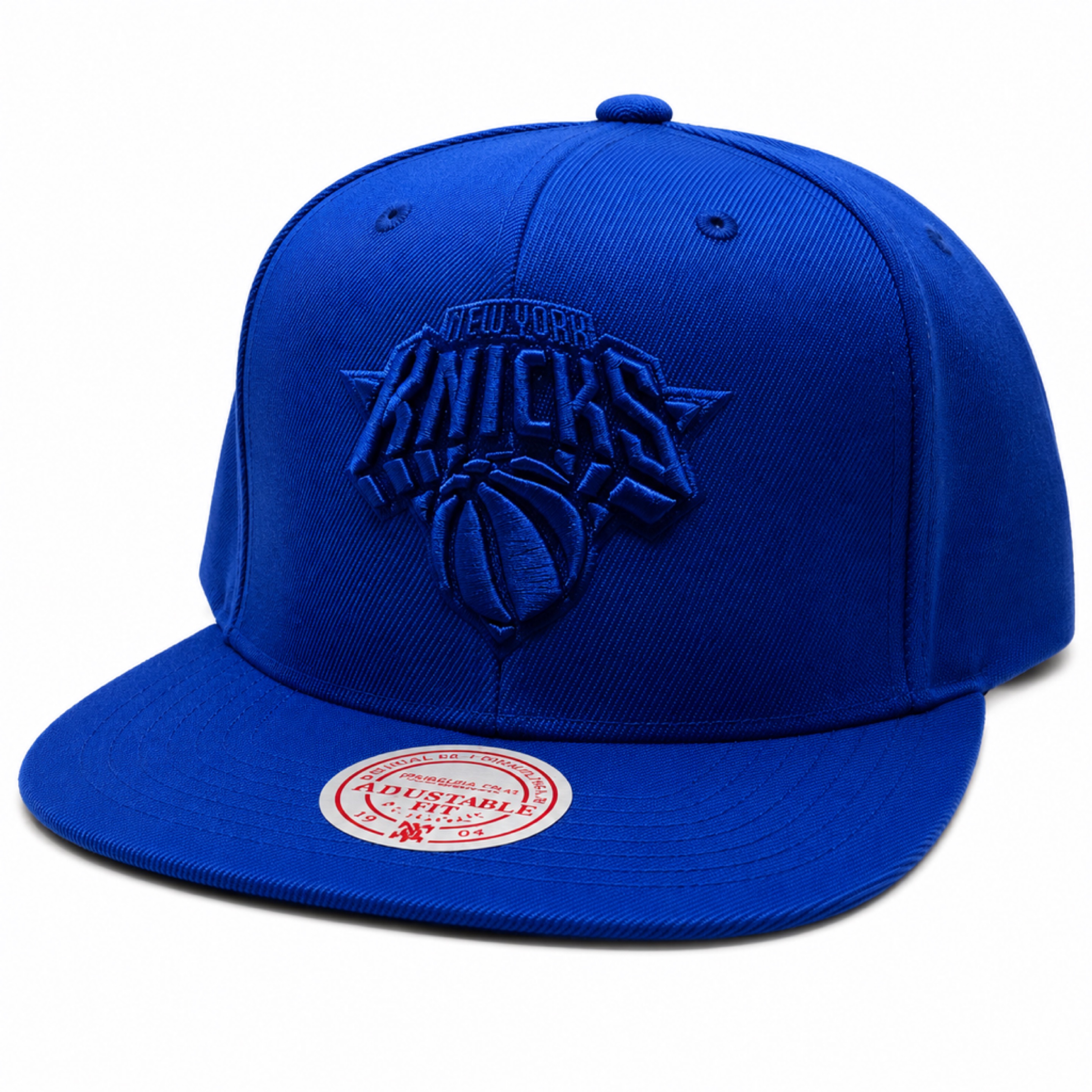 New York Knicks Royal Tonal Mitchell and Ness Snapback Hat