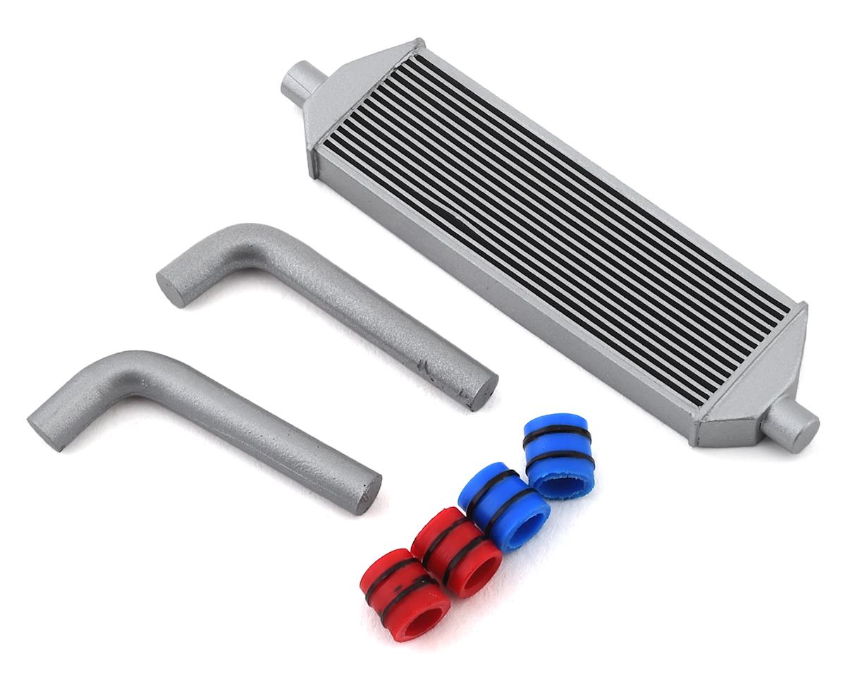 Sideways RC Scale Drift Full Intercooler Kit Silver Low Profile