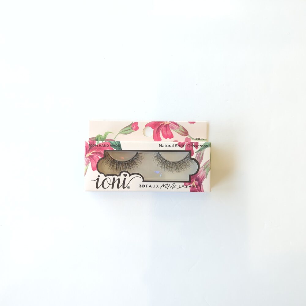 ioni 3D Faux Mink Lashes - Natural Short Curl