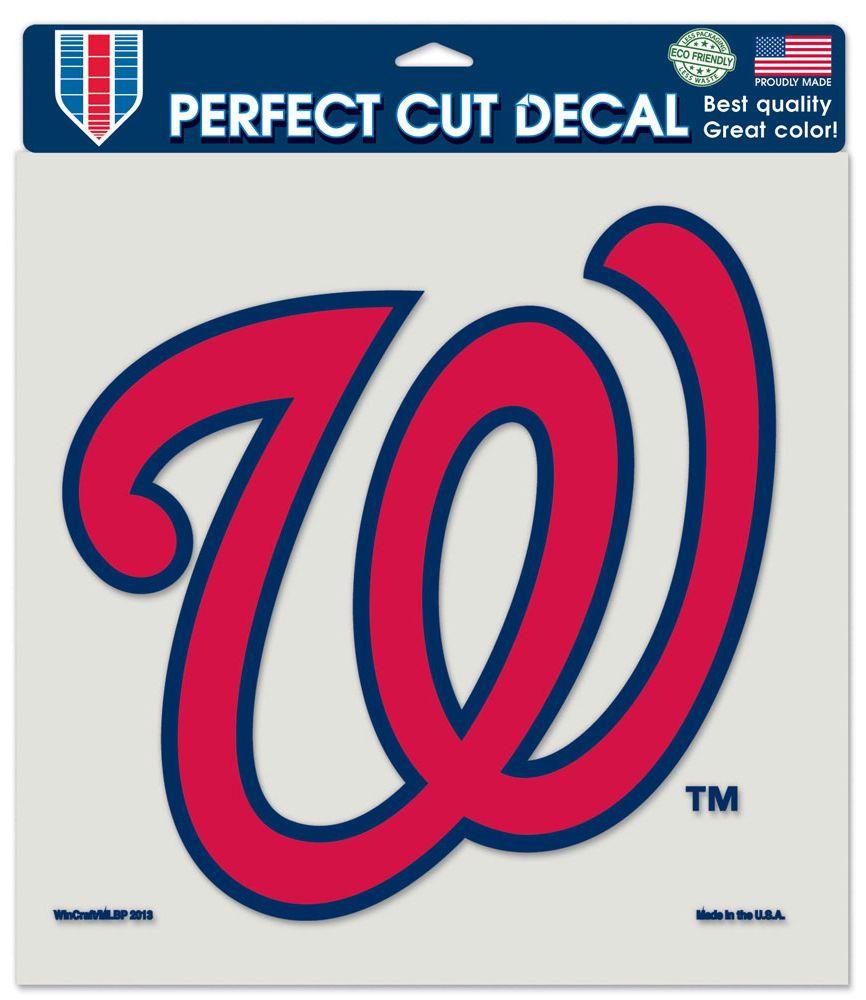 Washington Nationals Perfect Cut Decal 8x8"